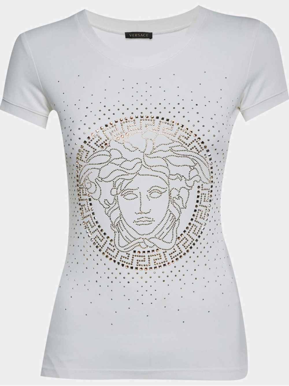 VERSACE Rhinestone Medusa Head Tee